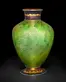 green byzantine vase