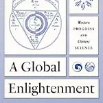 Blue and white book cover with diagrams and the title "A Global Enlightenment"