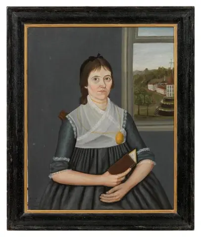 John Brewster, Jr. (American, 1766-1854), Portrait of Elizabeth Stone Coffin, Newburyport, Massachusetts, 1801, oil on canvas. Jonathan and Karin Fielding Collection, L2015.41.164