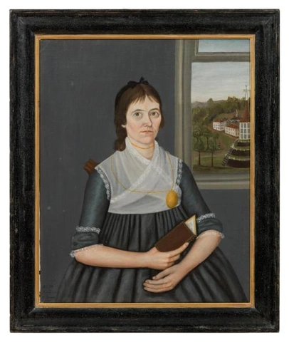 John Brewster, Jr. (American, 1766-1854), Portrait of Elizabeth Stone Coffin, Newburyport, Massachusetts, 1801, oil on canvas. Jonathan and Karin Fielding Collection, L2015.41.164