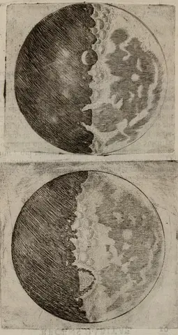 Sidereus Nuncius, Galileo Galilei, 1610, printed book. Observatories of the Carnegie Institution for Science Collection. The Huntington Library, Art Museum, and Botanical Gardens. 487000:0071.	