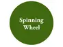 The text Spinning Wheel inside a dark green circle.