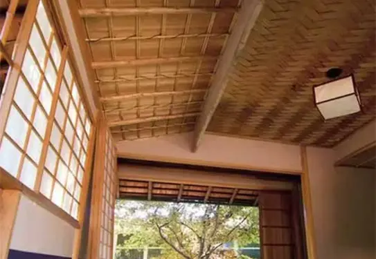 Interior of Japanese tearoom