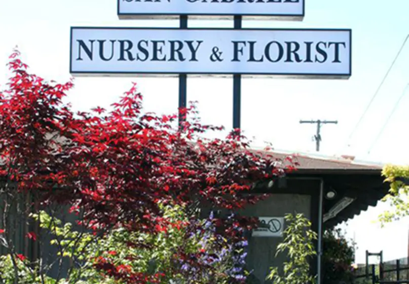 San Gabriel Nursery sign