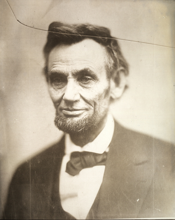 This photograph of Abraham Lincoln by Alexander Gardner, taken on Feb. 5, 1865, was one of the last photographs ever taken of the president. Huntington Library, Art Collections, and Botanical Gardens.