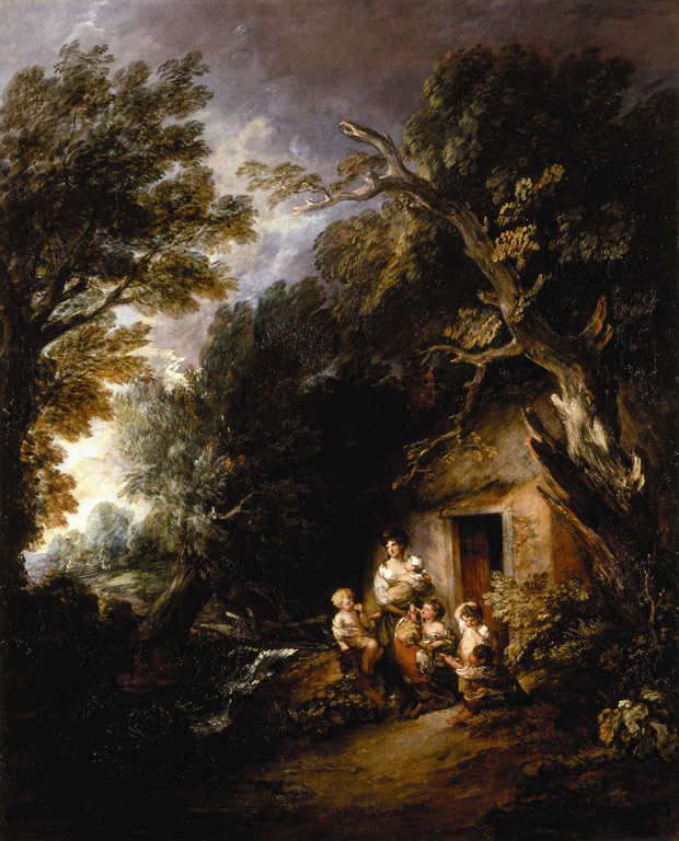 Thomas Gainsborough (British, 1727–1788), The Cottage Door, ca. 1780, oil on canvas. Huntington Library, Art Collections, and Botanical Gardens. 