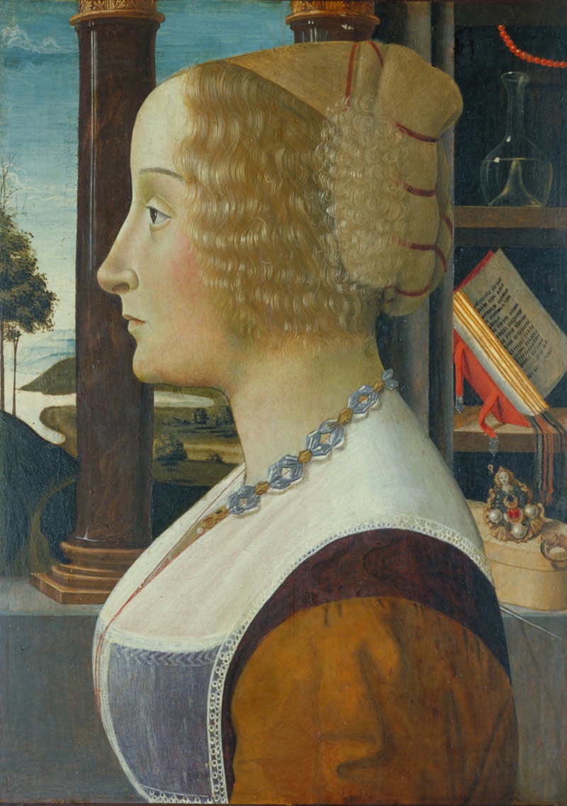 "Portrait of a Woman," ca. 1490, by Domenico Ghirlandaio. The Huntington Library, Art Collections, and Botanical Gardens.