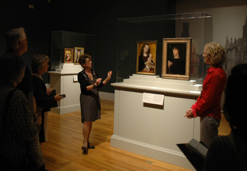 Paula Nuttall, with co-curator Catherine Hess of The Huntington