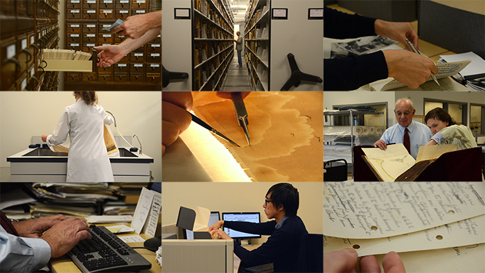 A new suite of videos gives visitors a glimpse of library people and processes normally off public view.