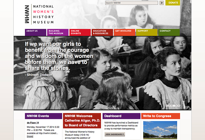 You can visit the National Women's History Museum at nwhm.org.