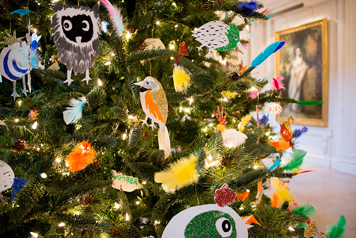 Whimsical birds bring some cheer to the Huntington Art Gallery.