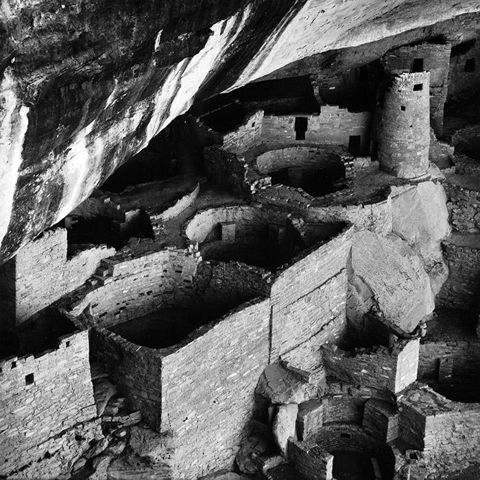 William R. Current (1923–1986), Mesa Verde, 1964. Gelatin silver print, 10 ½ × 10 ½ in. Gift of the estate of William R. Current.