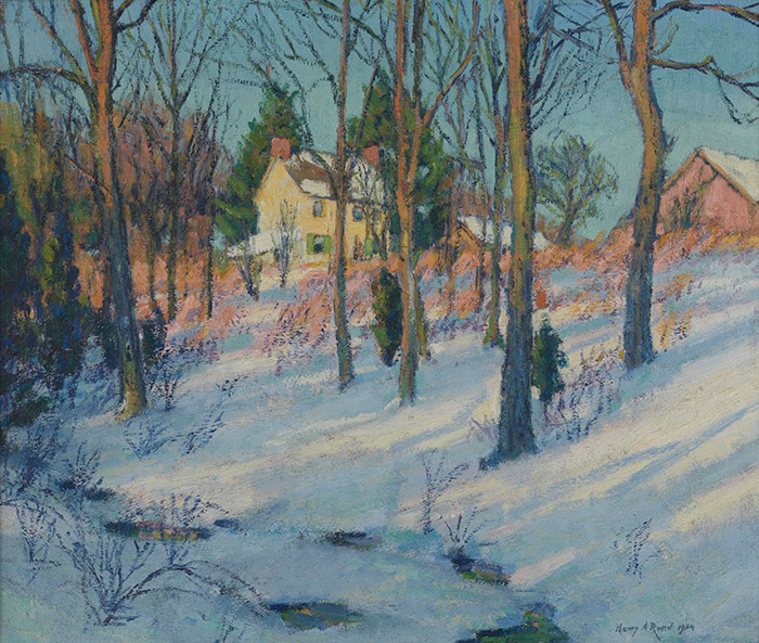 Henry Asbury Rand (1886–1961), Snow Shadows, 1914, oil on canvas. Pennsylvania Academy of the Fine Arts, Philadelphia, John Lambert Fund.