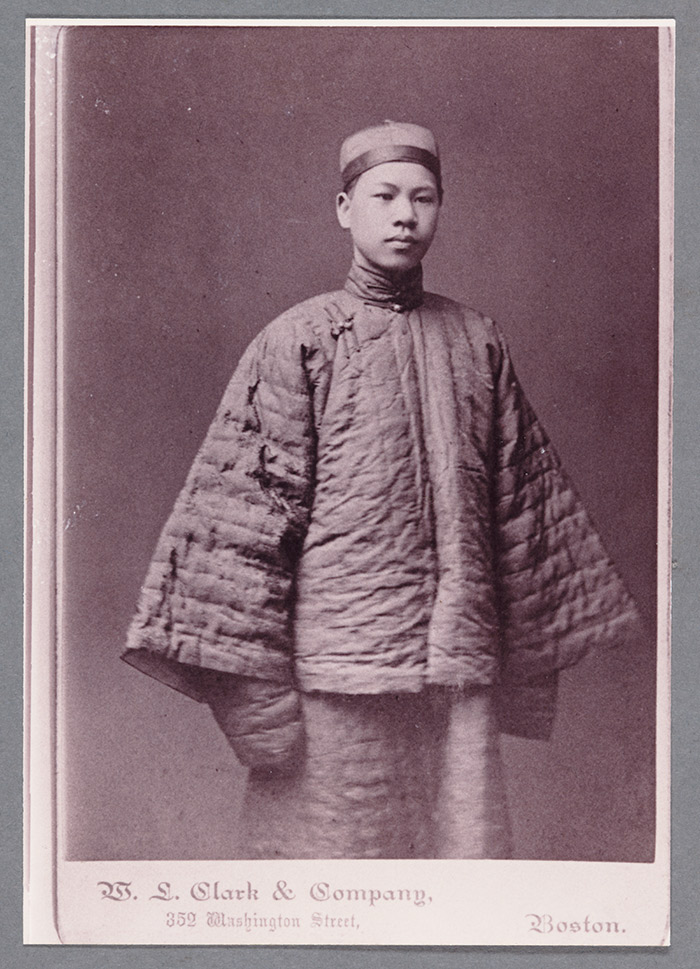 Hong Yen Chang as a Chinese Educational Mission student to the United States in the 1870s. The Huntington Library, Art Collections, and Botanical Gardens.