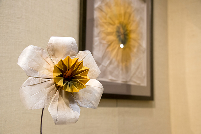 Daffodil, Opus 687, by Robert J. Lang. Photo by Kate Lain.