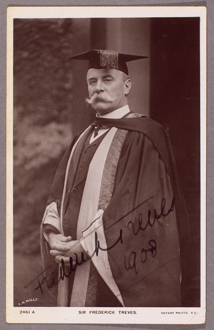 Sir Frederick Treves, personal physician to King Edward VII, 1908. The Huntington Library, Art Collections, and Botanical Gardens.