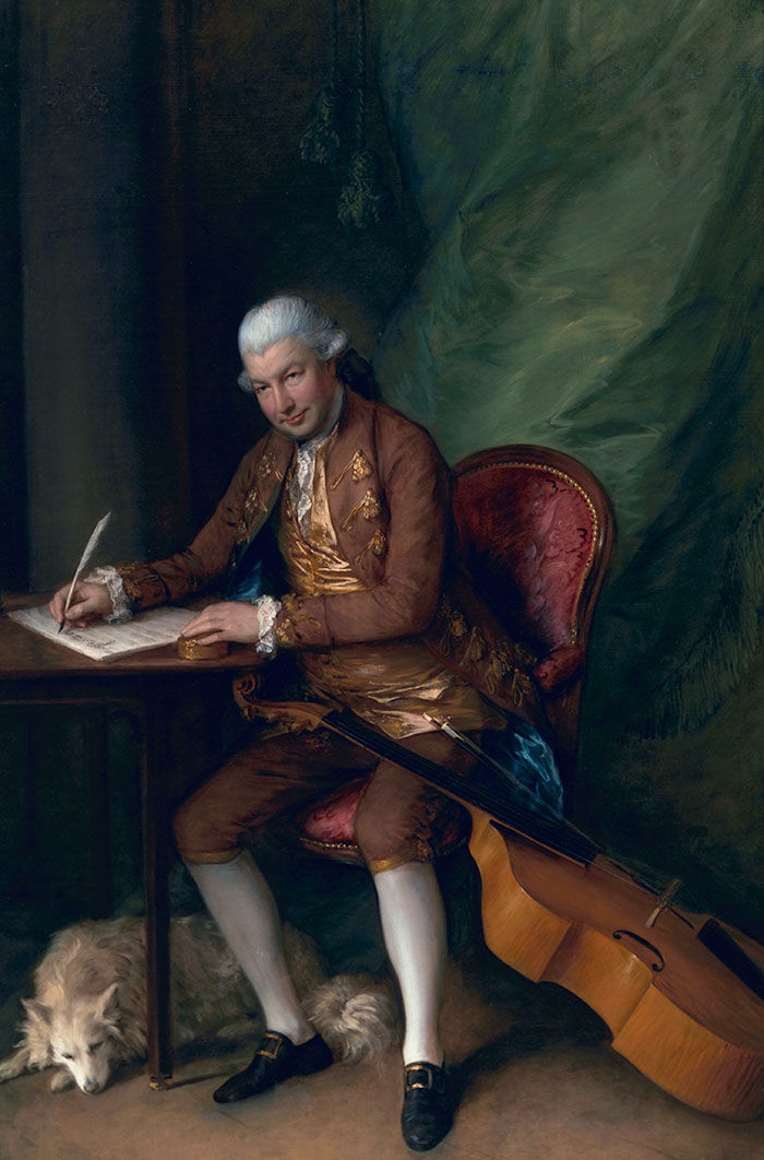 Thomas Gainsborough (British, 1727–1788), Karl Friedrich Abel, ca. 1777, oil on canvas, The Huntington Library, Art Collections, and Botanical Gardens.