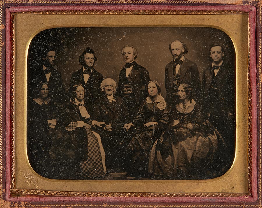 Beecher family ambrotype