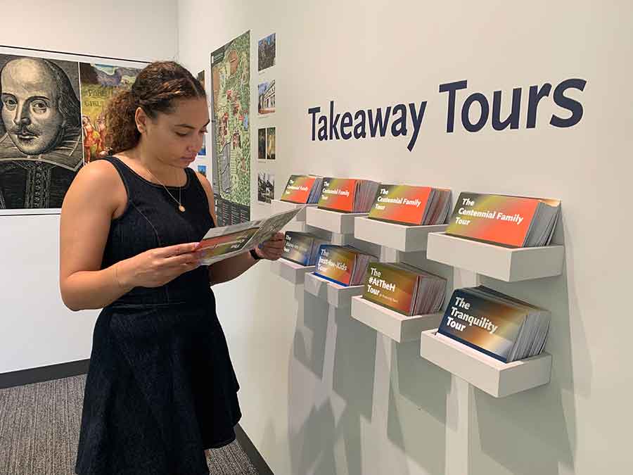 Self-guided Takeaway Tours are tailored to fit your interests and encourage new ways of experiencing the collections. Photo by Deborah Miller.