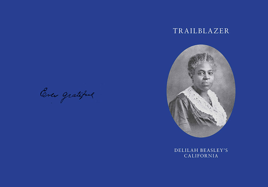 Johnson’s short story, along with a biographical essay of Beasley, is included in a limited-edition publication, Trailblazer: Delilah Beasley’s California, published by Clockshop and The Huntington. A copy of the book will be on display as part of the upcoming exhibition “Beside the Edge of the World.”