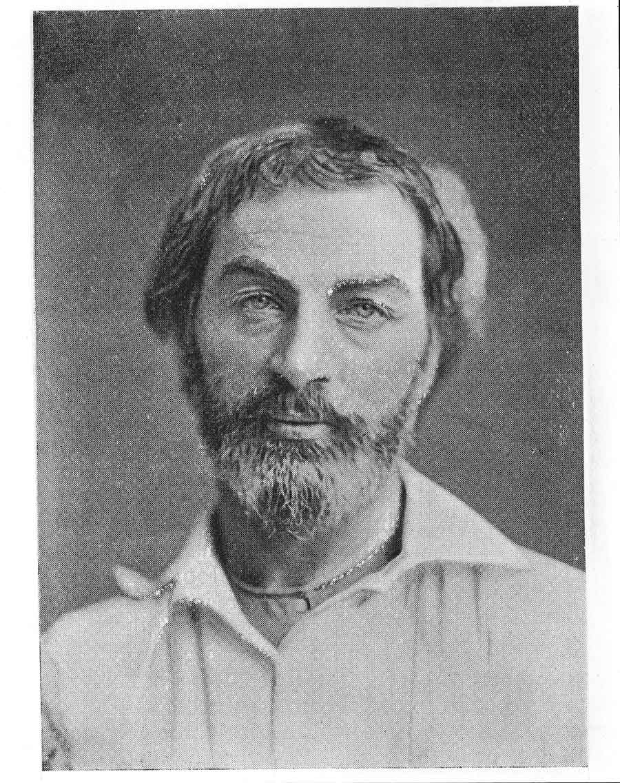 Portrait of the American poet, editor, and journalist Walt Whitman (1819–1892) in Edith Sprague Taft’s Scrapbook of American Literature, 1855. The Huntington Library, Art Museum, and Botanical Gardens.